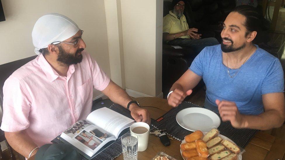 Monty Panesar (left) shares his memories of growing up in Luton with his brother Isher