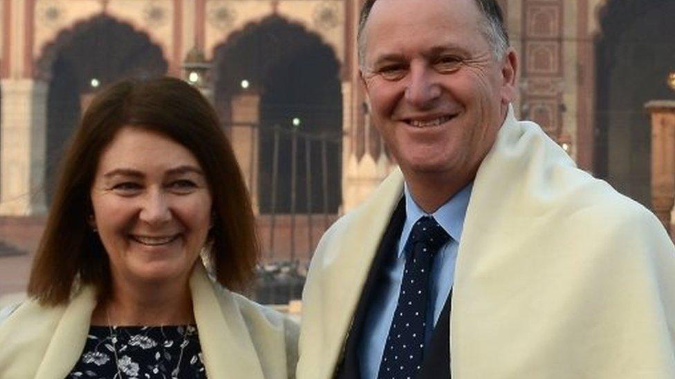 Bronagh and John Key in India (Oct 2016)