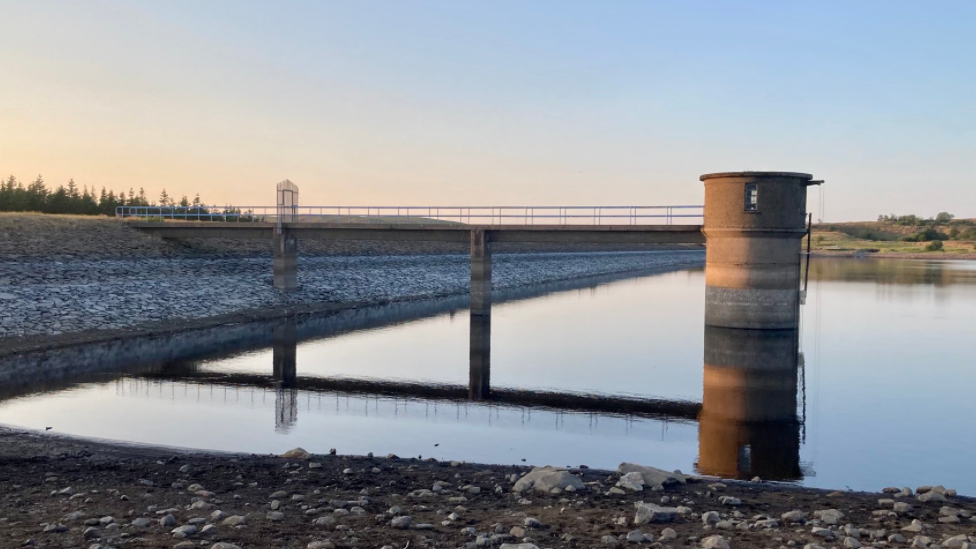 Killylane reservoir near Glenwherry on the Larne Road outside Ballymena