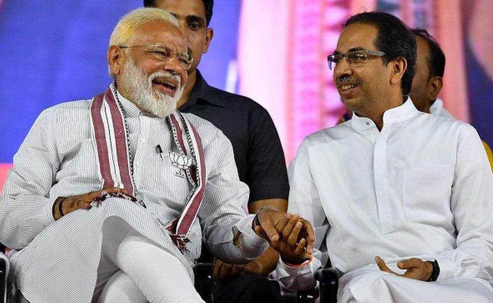 Narendra Modi and Uddav Thackeray