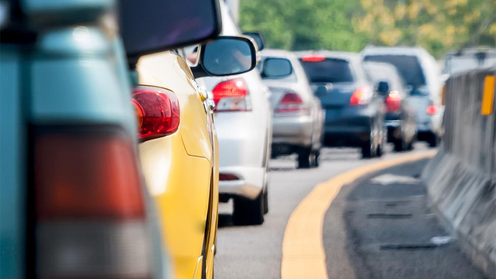 Traffic on a motorway