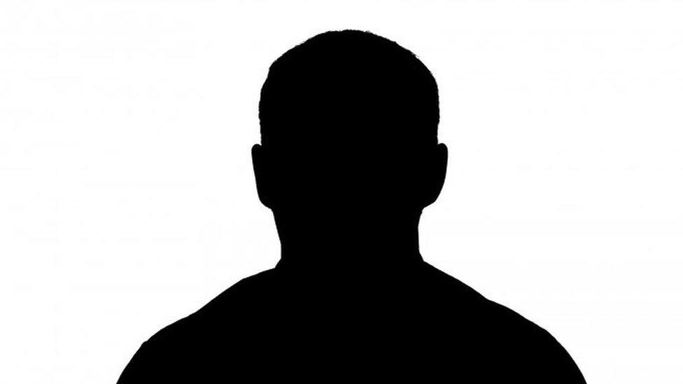 Silhouette of a man