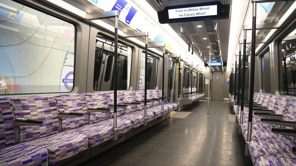 A carriage on the Elizabeth line