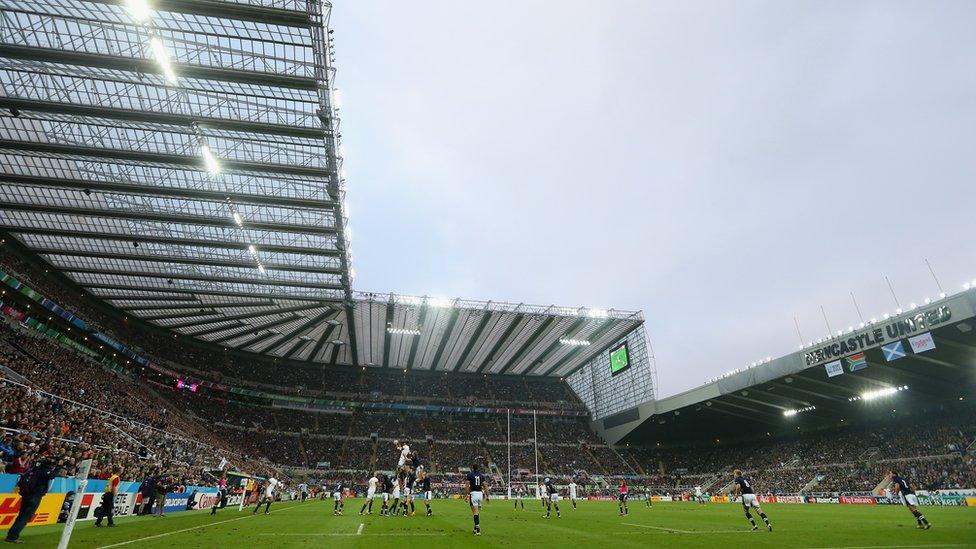 Scotland vs South Africa at St James' Park