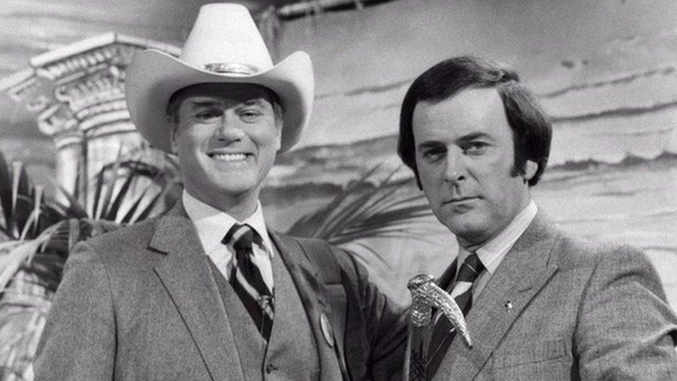 Terry Wogan & Larry Hagman