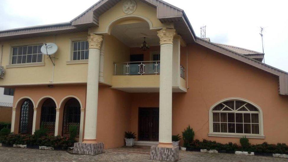 Josephine Iyamu's home in Nigeria