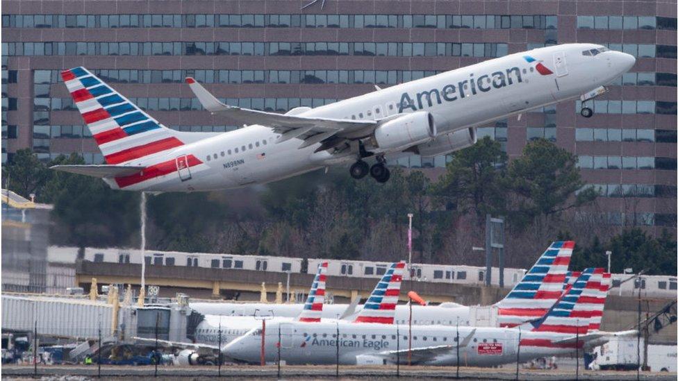 American Airlines plane