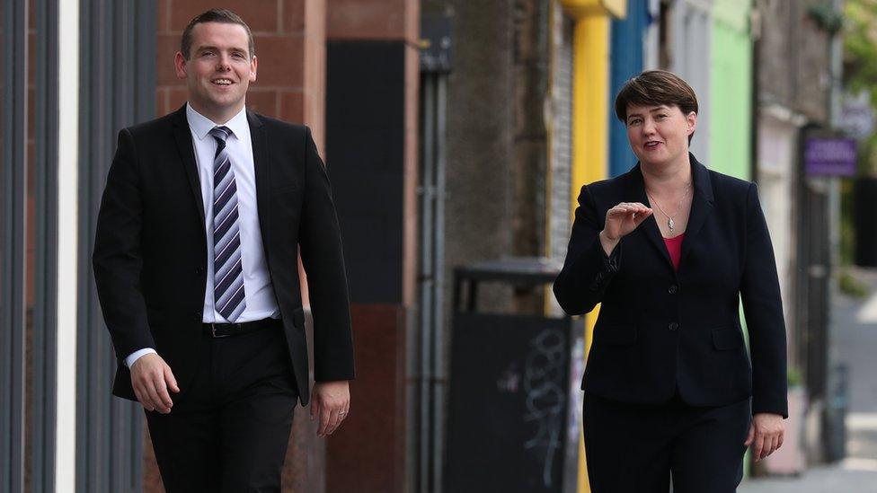 Douglas Ross and Ruth Davidson