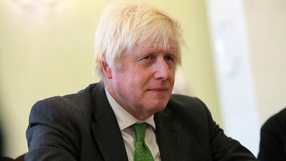 Former Prime Minister Boris Johnson