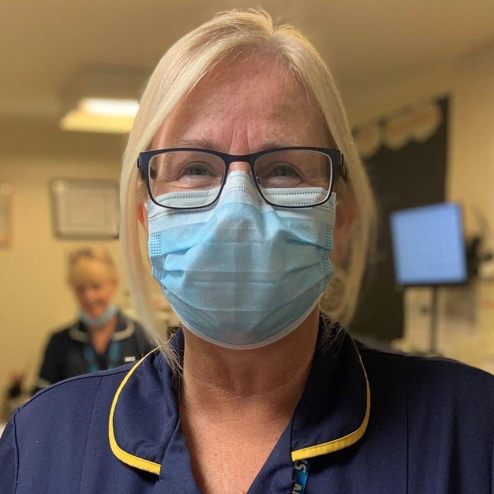 Ward manager Clare Hilton