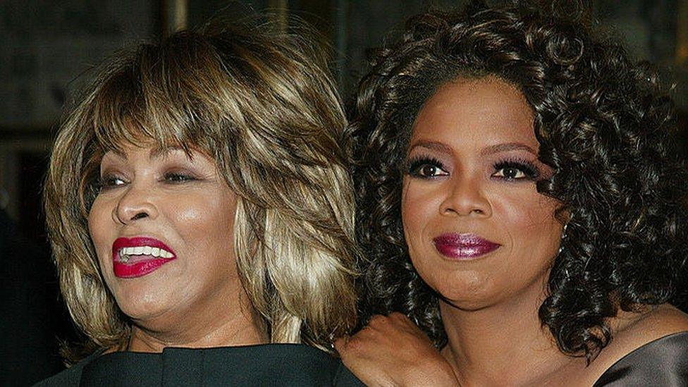 Tina Turner and Oprah Winfrey