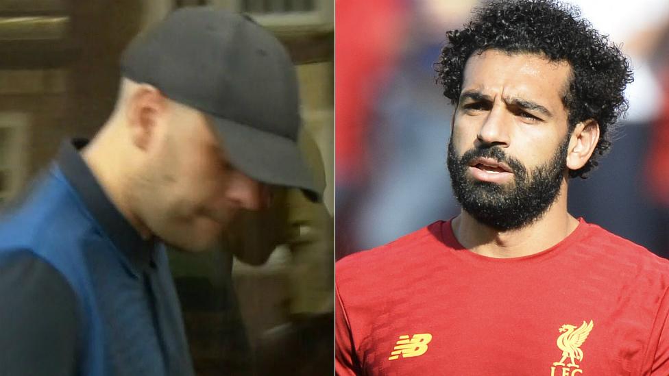 Gary Hyland and Mo Salah