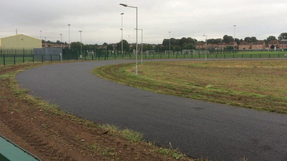 Harraby cycle track