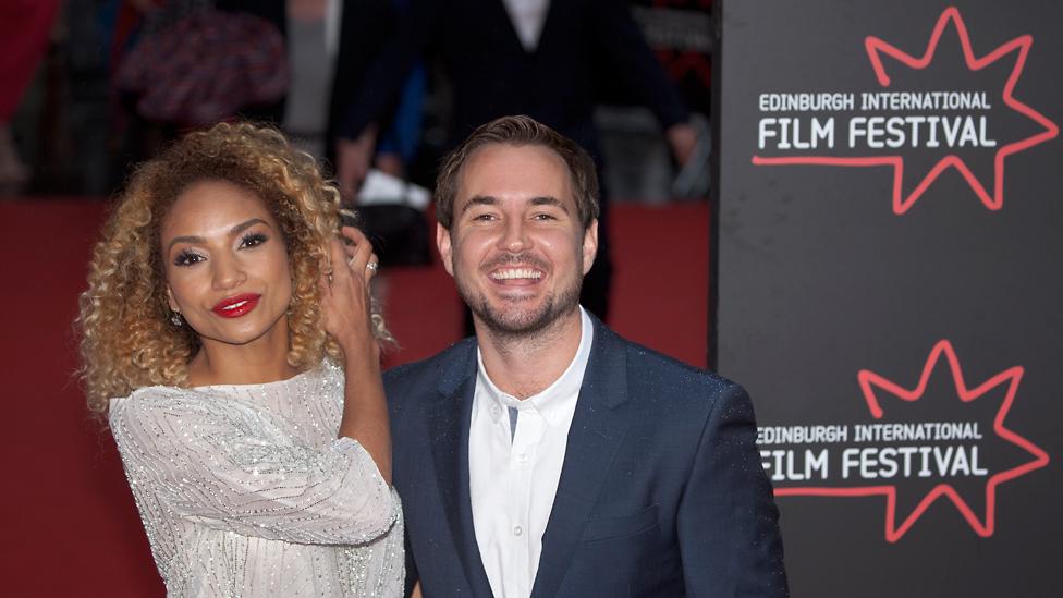 Martin Compston and Tianna Chanel Flynn