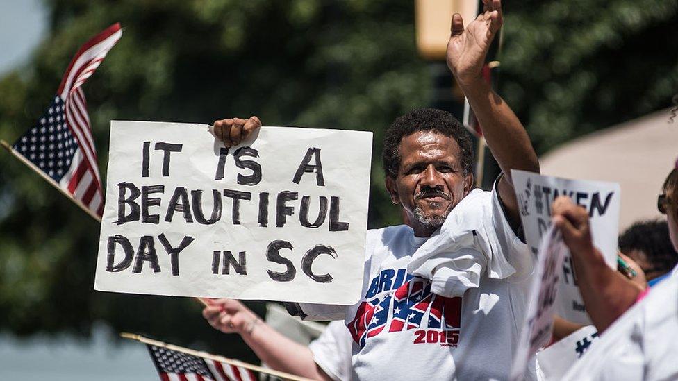 Black South Carolinians applauded her decision to remove the flag, which many consider a symbol of 'tradition'