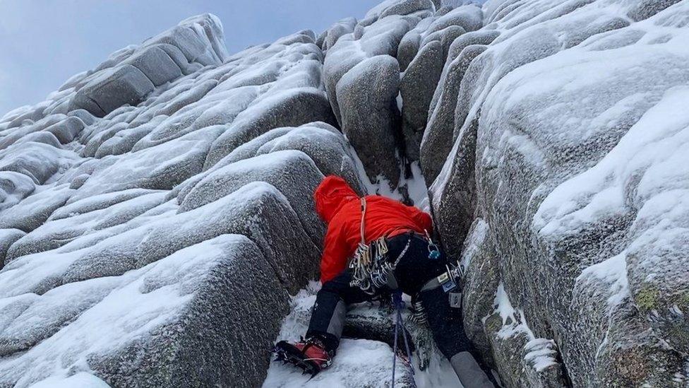 Winter climb