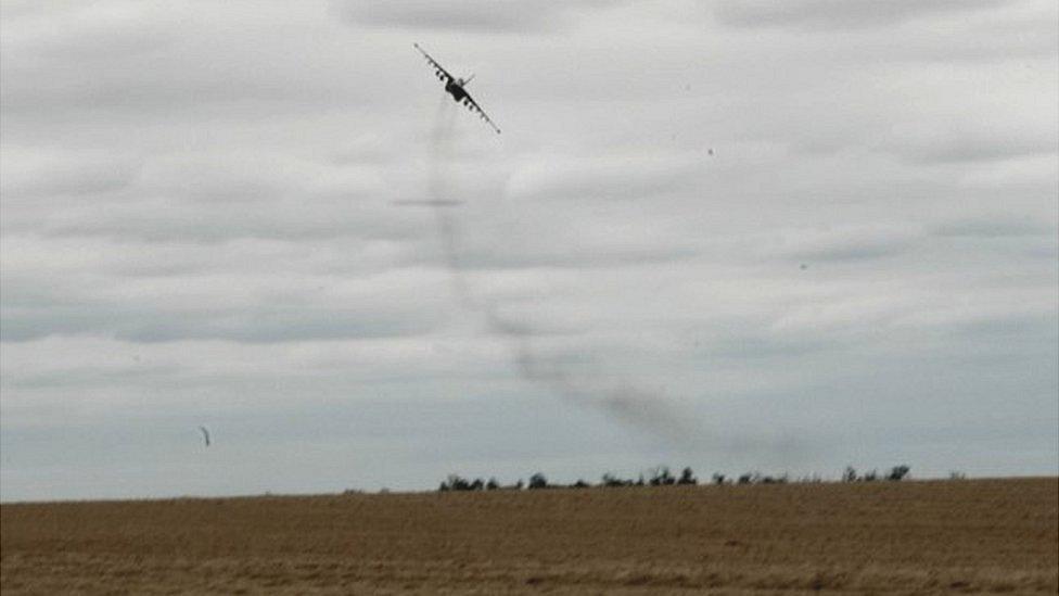 Ukrainian Sukhoi fighter jet