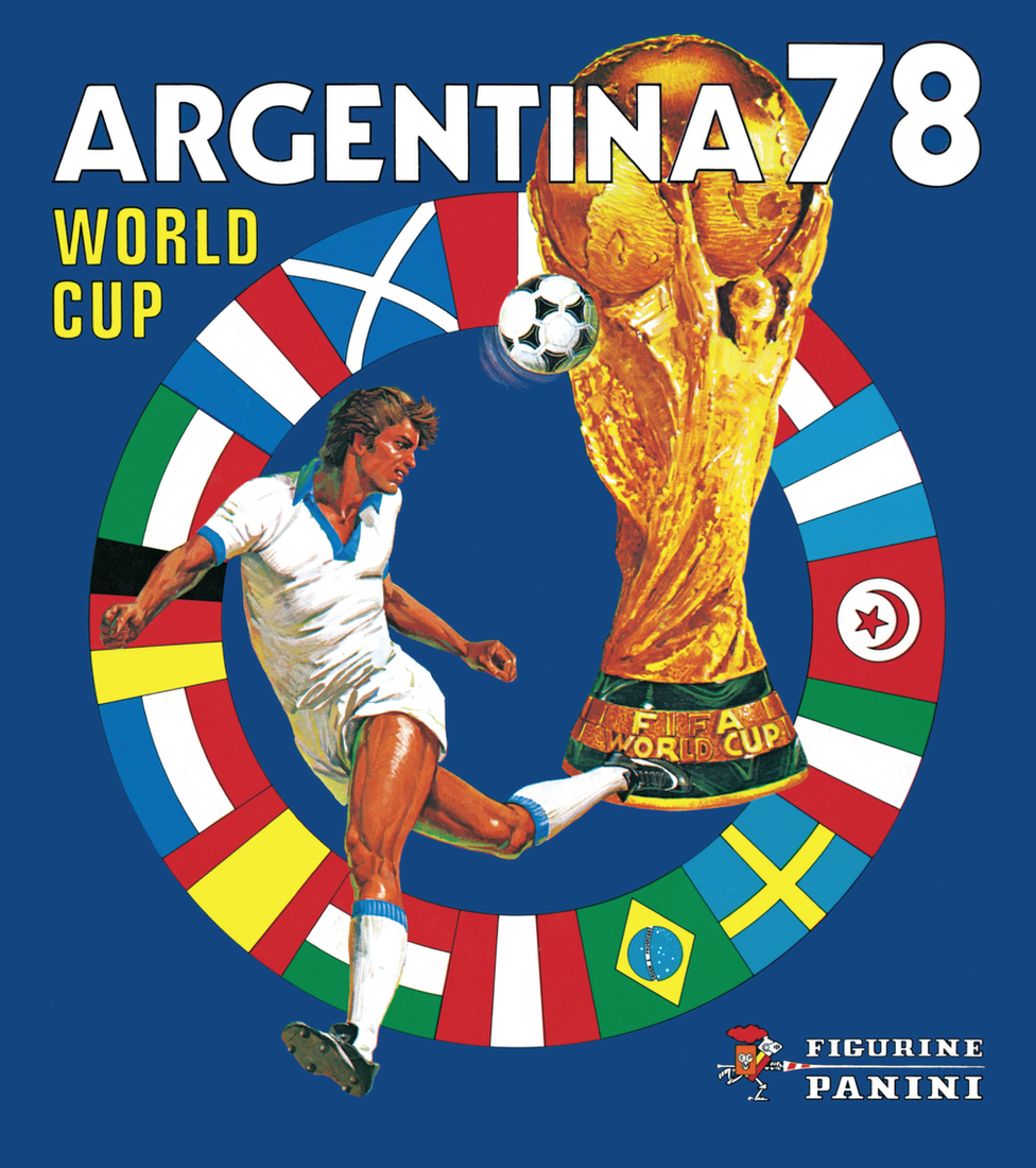 Front cover image from Panini's Argentina 78 World Cup sticker album