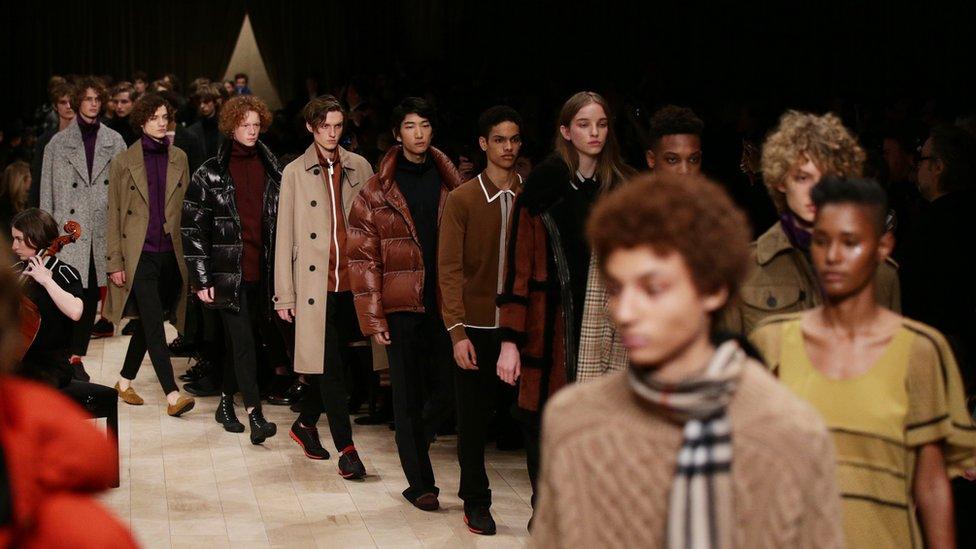 Burberry catwalk