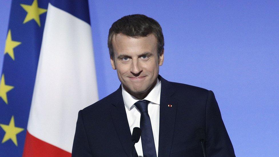 French President Emmanuel Macron, 29 Aug 17