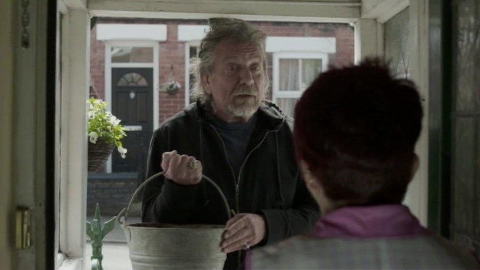 Robert Plant in a scene from Doreen The Movie