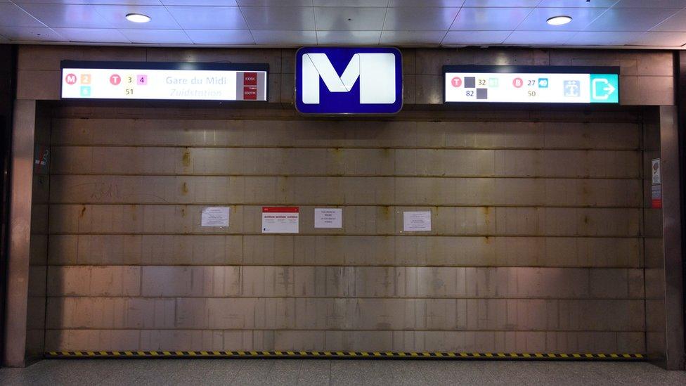 Gare du Midi metro station shut (24 Nov)