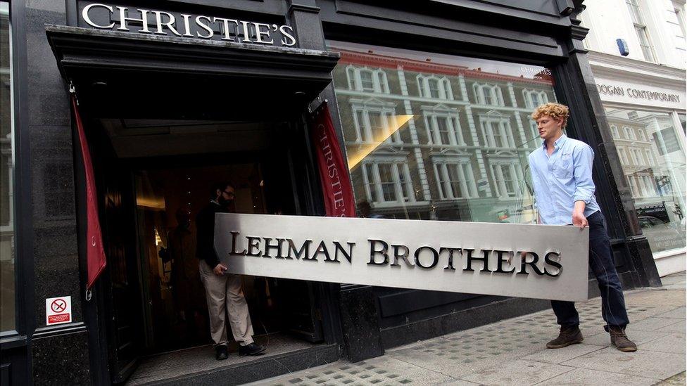 Lehman Brothers sign