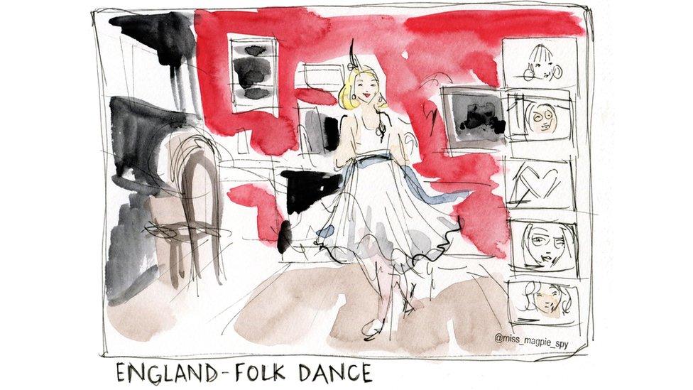 Sketch of the English Folk Dance