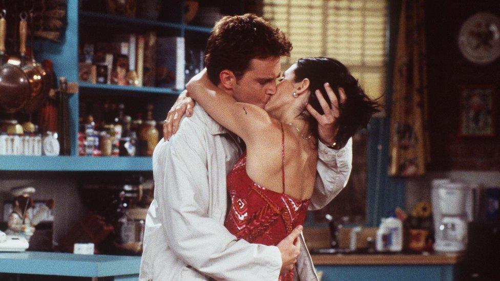 Matthew Perry and Courtney Cox