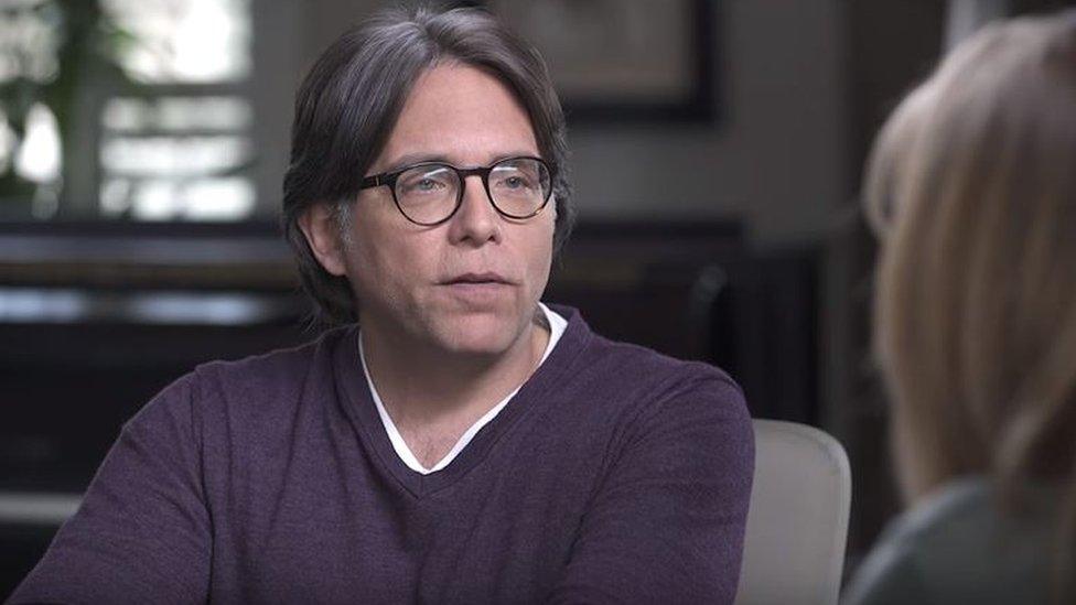 Keith Raniere in a still from his own Youtube channel