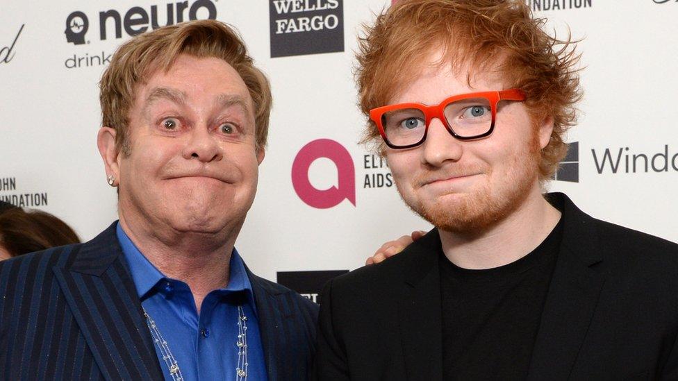 Elton John and Ed Sheeran