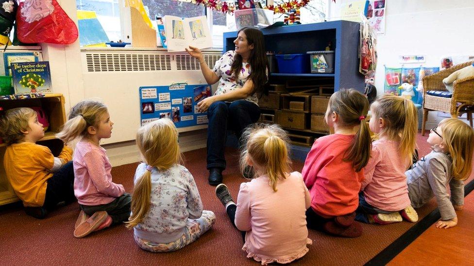 Children at Rocking Horse Day Nursery