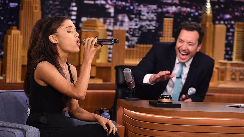 Ariana Grande on Jimmy Fallon 2015