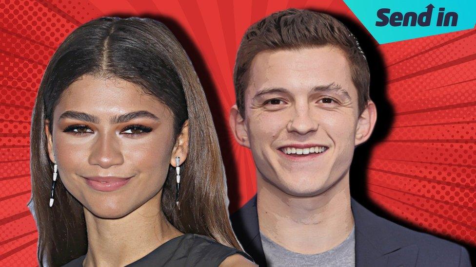 Zendaya and Tom Holland.