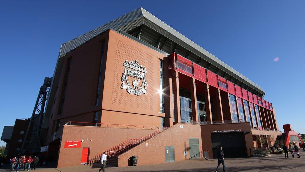 Liverpool's Anfield stadium