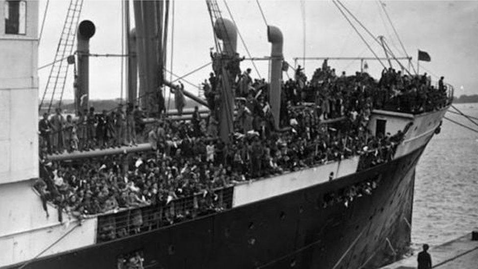 Arrival of the SS Habana