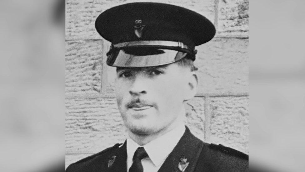 John Doherty in RUC uniform