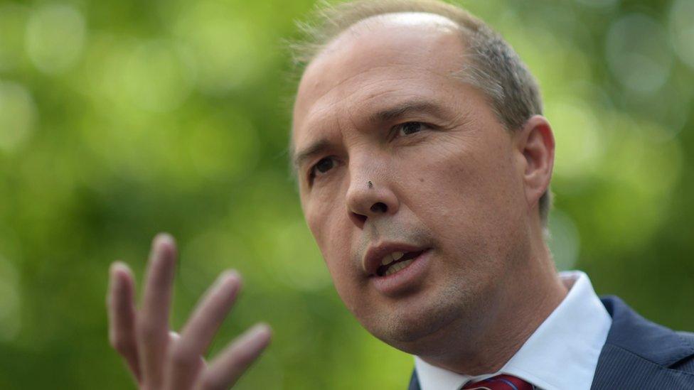 Australia Immigration Minister Peter Dutton (10 Nov 2015)