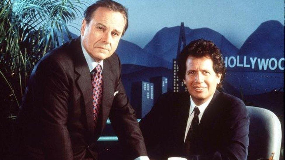 Shandling's Larry Sanders Show was a spoof of late night chat shows