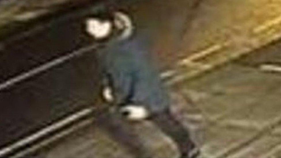 CCTV image of the man police want to speak to