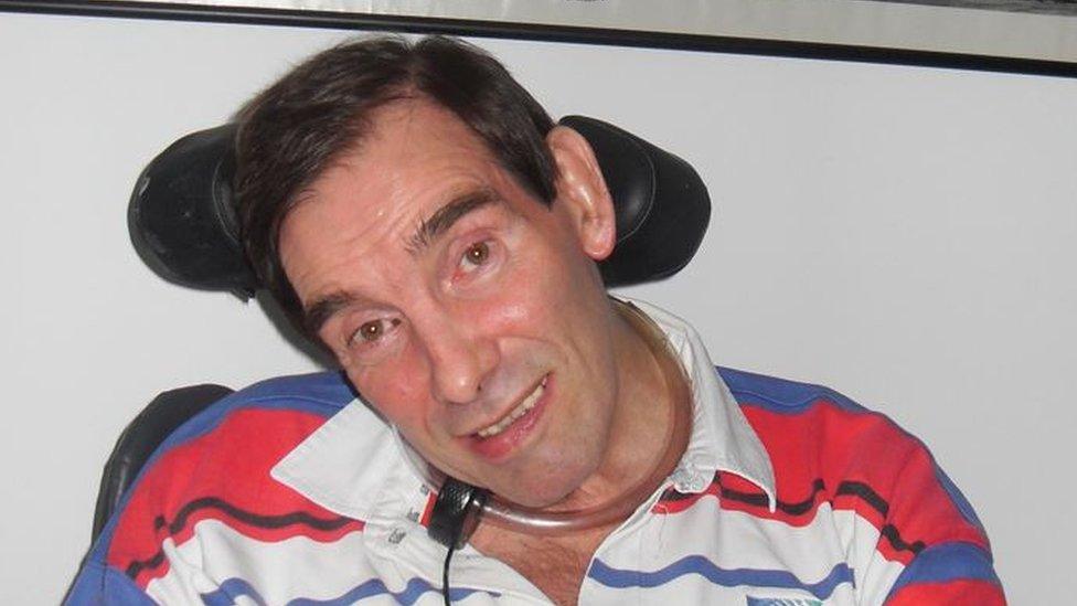 Photo of right-to-die campaigner Tony Nicklinson