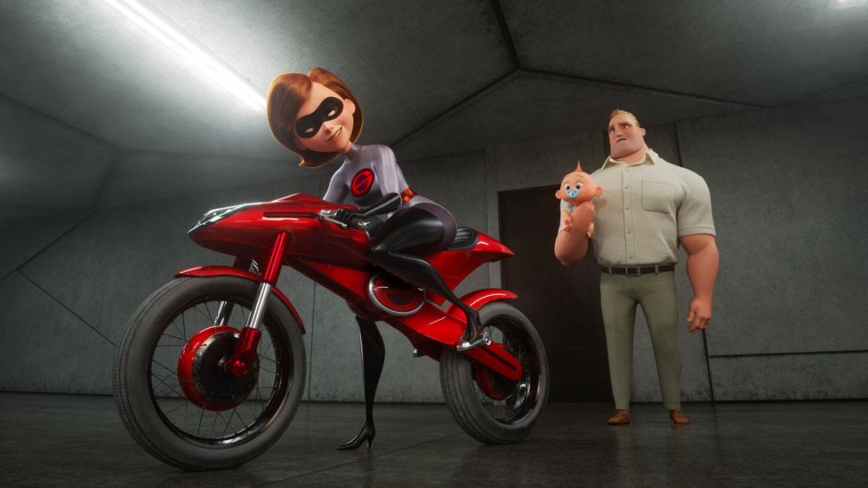 A scene from Incredibles 2