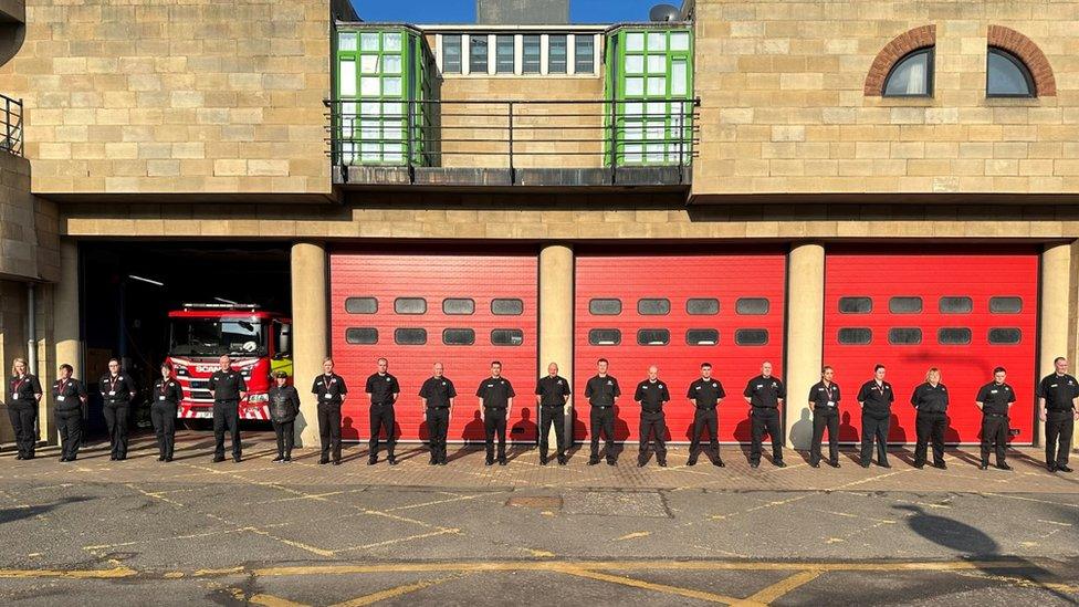 Scottish Fire and Rescue Service firefighters