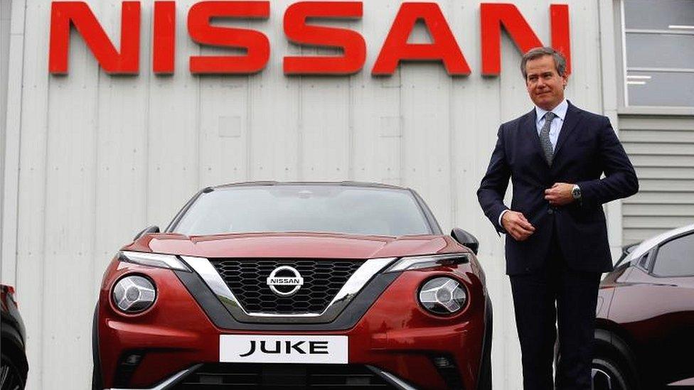 Nissan"s European Chairman Gianluca de Ficchy