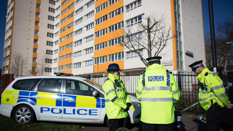 Police officers in Bristol