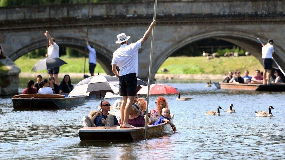 Punting in Cambridge