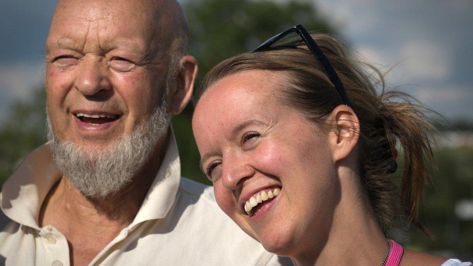 Emily and Michael Eavis