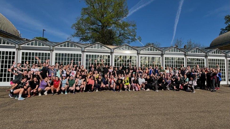 Run For Fun group at Sheffield Botanical Gardens