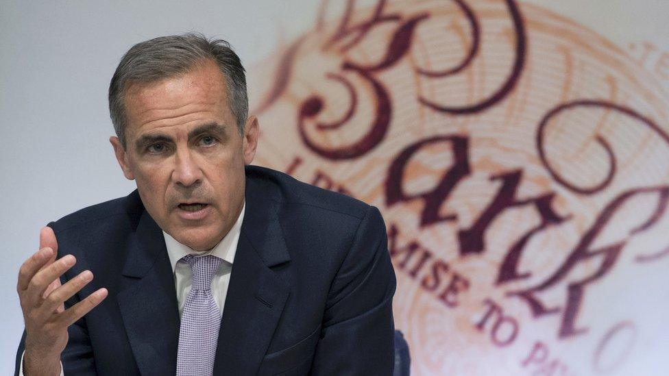 Bank of England governor Mark Carney