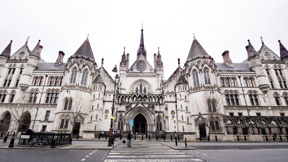 The High Court and Royal Courts of Justice in London